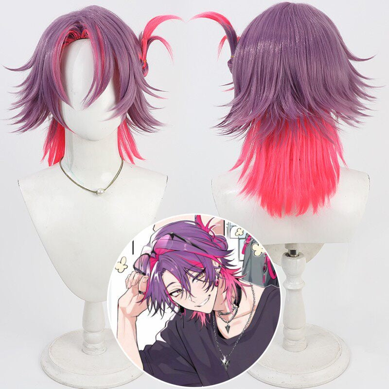 Cosplay Wigs Watarai Hibari NIJISANJI VTuber Gradient Wigs