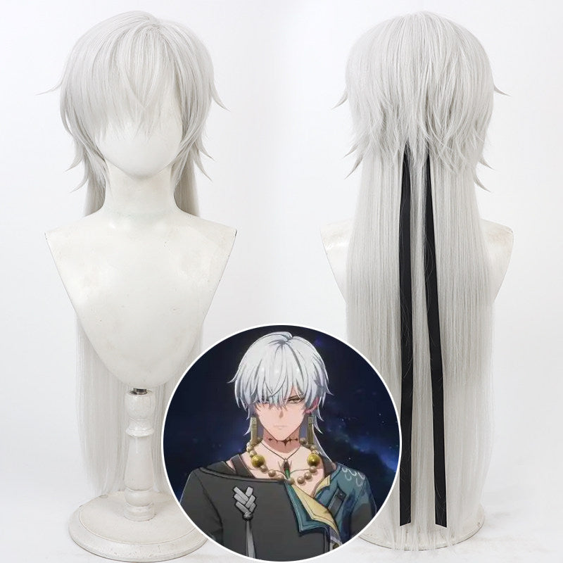 Cosplay Wigs Wuthering Waves Geshu Lin Silver Wigs