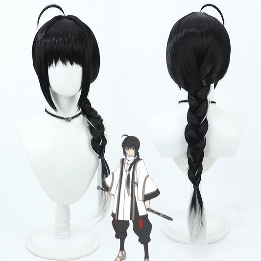 Cosplay Wigs Yamato Takeru Fate/Samurai Remnant Black Wigs