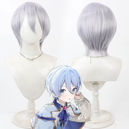 Cosplay Wigs Yoisaki Kanade  Light Blue Short Wigs PJSK