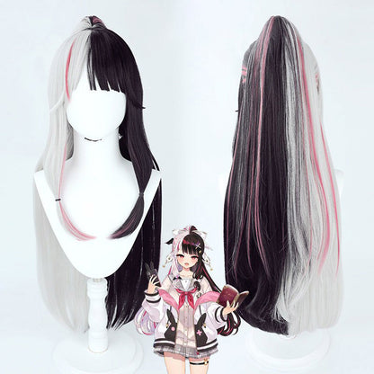 Cosplay Wigs Yorumi Rena NIJISANJI VTuber Two Tone Wigs