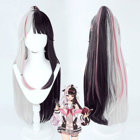 Cosplay Wigs Yorumi Rena NIJISANJI VTuber Two Tone Wigs