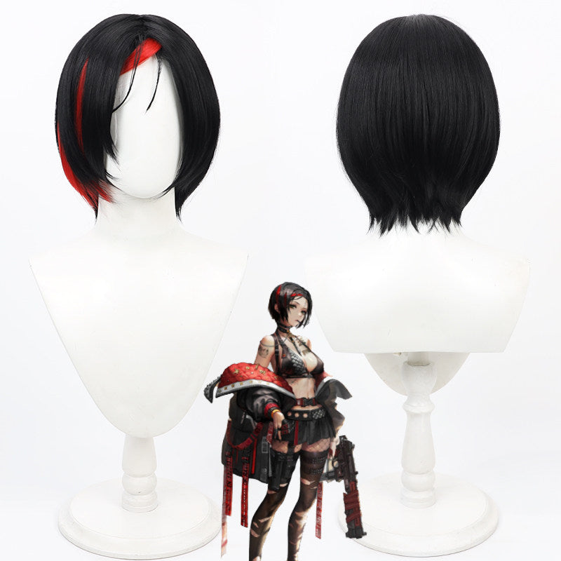 Crow NIKKE Cosplay Wigs Black Wigs Goddess of Victory: Nikke