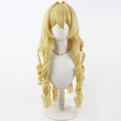 Crown Cosplay Wigs Goddess of Victory: Nikke Golden Spiral Curly Wigs