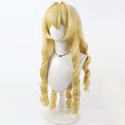 Crown Cosplay Wigs Goddess of Victory: Nikke Golden Spiral Curly Wigs