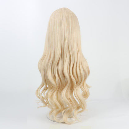Crown Cosplay Wigs Yellow Curly Wigs Goddess of Victory: Nikke