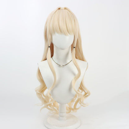 Crown Cosplay Wigs Yellow Curly Wigs Goddess of Victory: Nikke