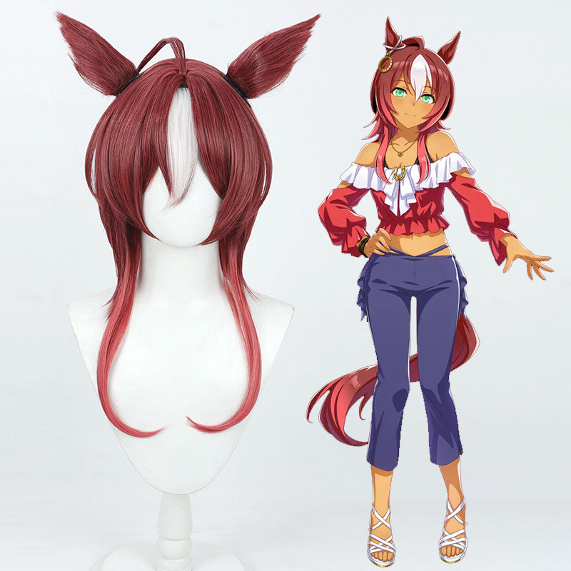 Darley Arabian Cosplay Wigs Brown Red Wigs Pretty Derby