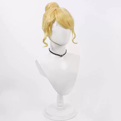 Disney Cinderella Cosplay Wigss Golden, single piece bun