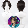 Disney Twisted-Wonderland Cosplay Wigs Minajael Jasmine Daily Brown Wigs
