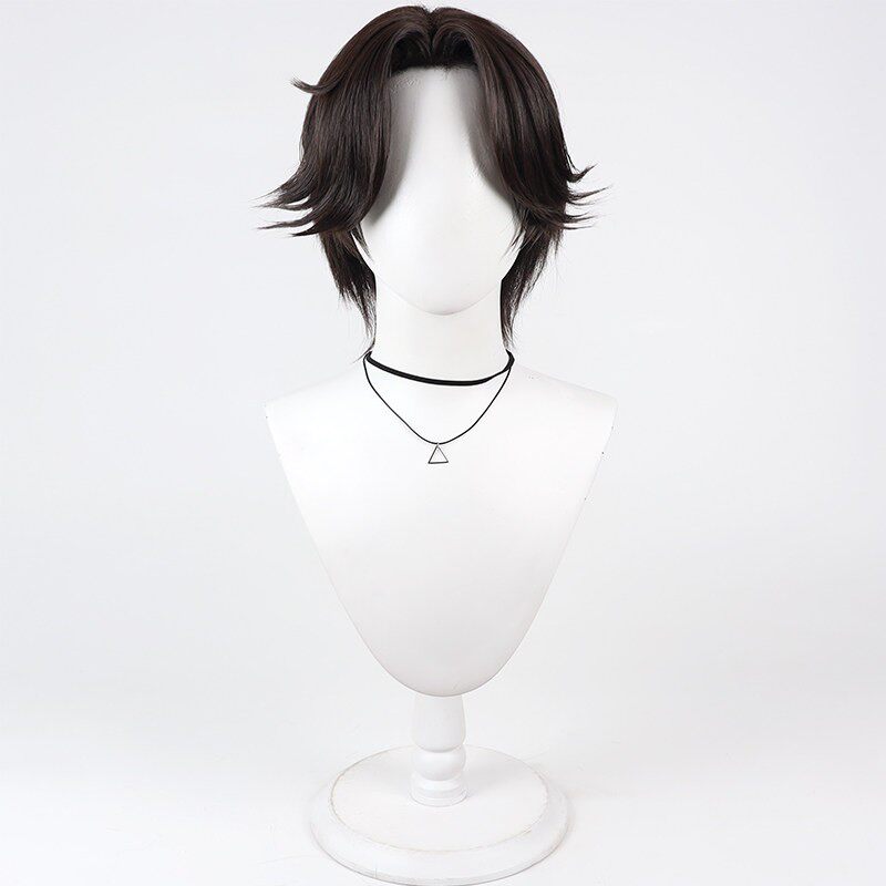 Disney Twisted-Wonderland Cosplay Wigs Minajael Jasmine Daily Brown Wigs
