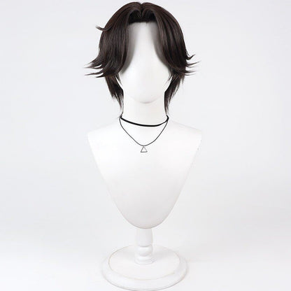 Disney Twisted-Wonderland Cosplay Wigs Minajael Jasmine Daily Brown Wigs