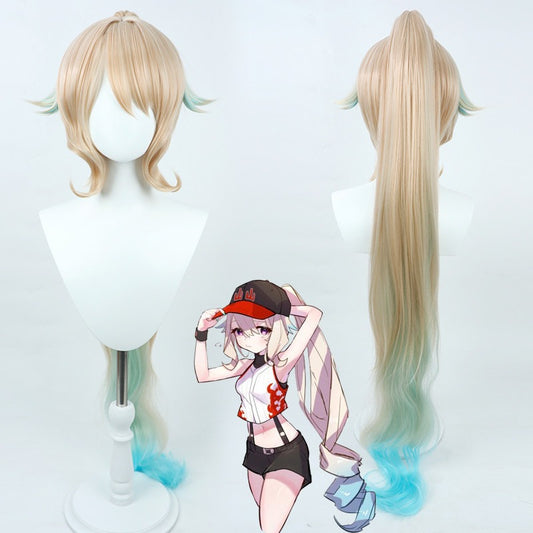 Enna Alouette Cosplay Wigs NIJISANJI EN VTuber High Ponytail Wigs