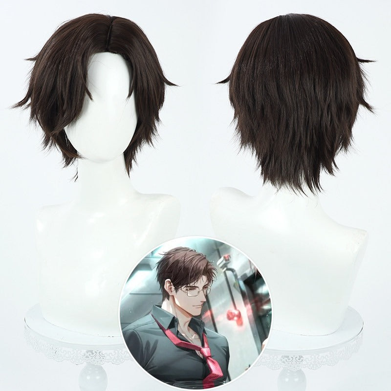 Evan Cosplay Wigs Light and Night Brown Wigs