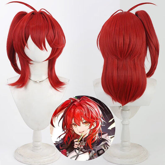 Exusiai the New Covenant Cosplay Wigs Red Wigs Arknights