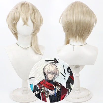 Federico Giallo Cosplay Wigs Arknights Executor Beige Wigs