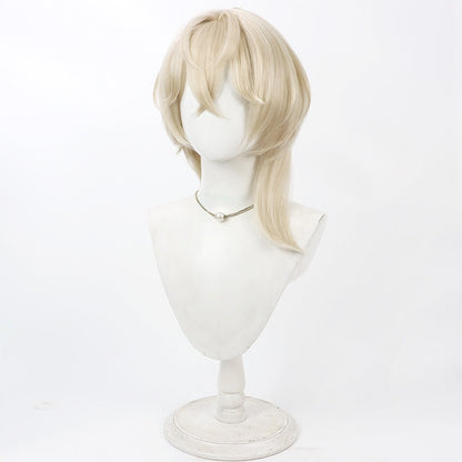 Federico Giallo Cosplay Wigs Arknights Executor Beige Wigs