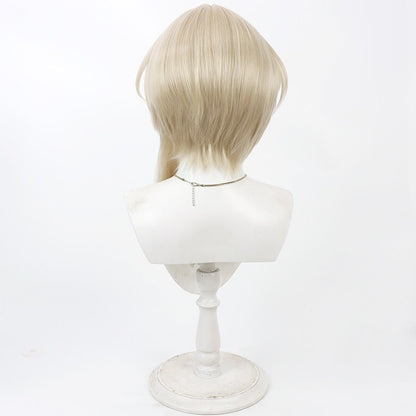 Federico Giallo Cosplay Wigs Arknights Executor Beige Wigs