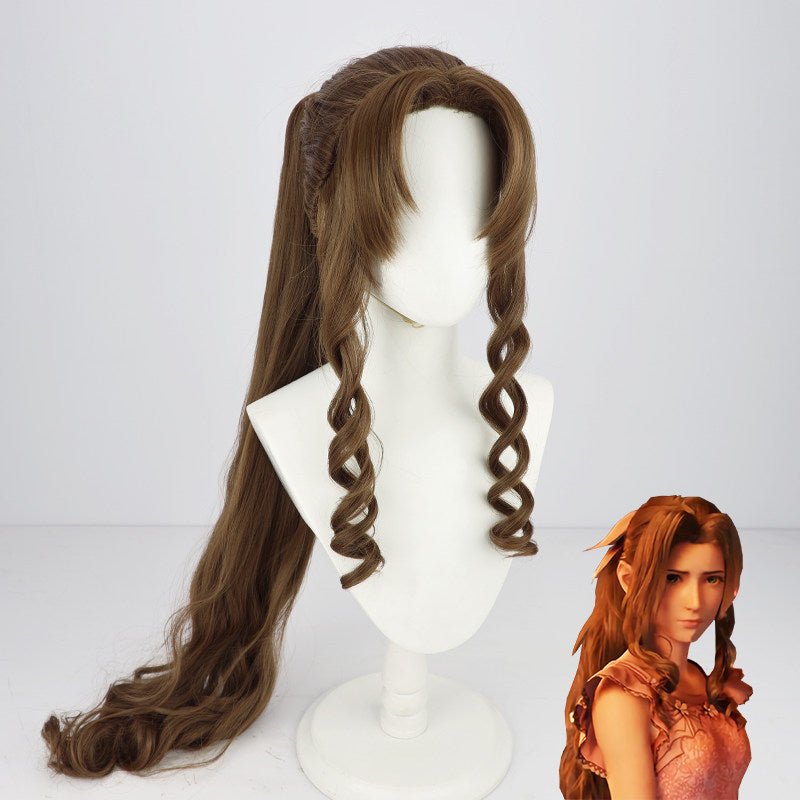 Final Fantasy Games Cosplay Wigs FF7 Remake Aerith Gainsborough