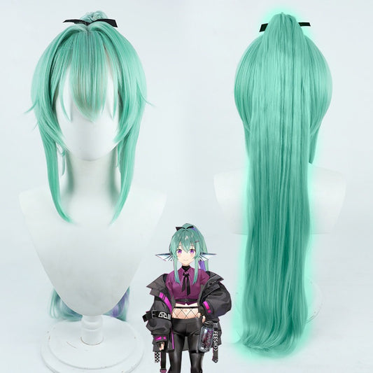 Finana Ryugu Cosplay Wigs Lazulight 1st Gen High Ponytail