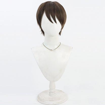 Fire Force Cosplay Wigs Takehisa Hinawa Brown Wigs