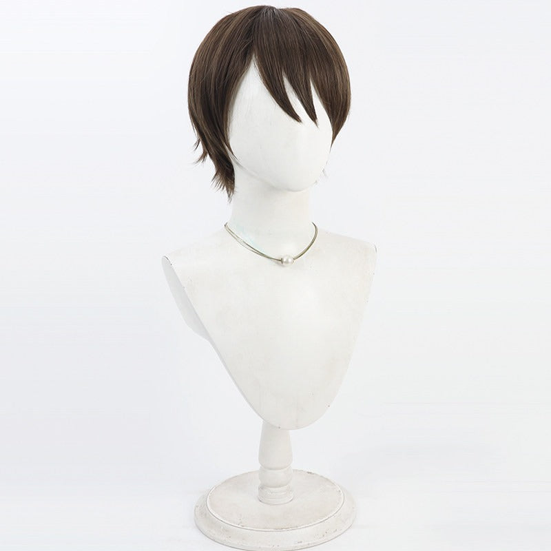 Fire Force Cosplay Wigs Takehisa Hinawa Brown Wigs