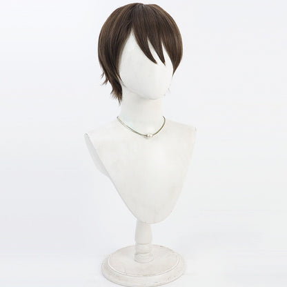 Fire Force Cosplay Wigs Takehisa Hinawa Brown Wigs