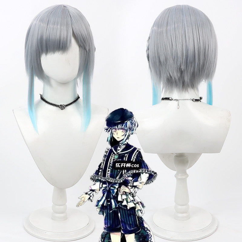 Flure Garcia Cosplay Wigs Devil Butler with Black Cat
