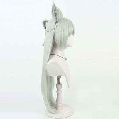 Fujimasa March Cosplay Wigs Mint Green Ears Tail Umamusume:Pretty Derby