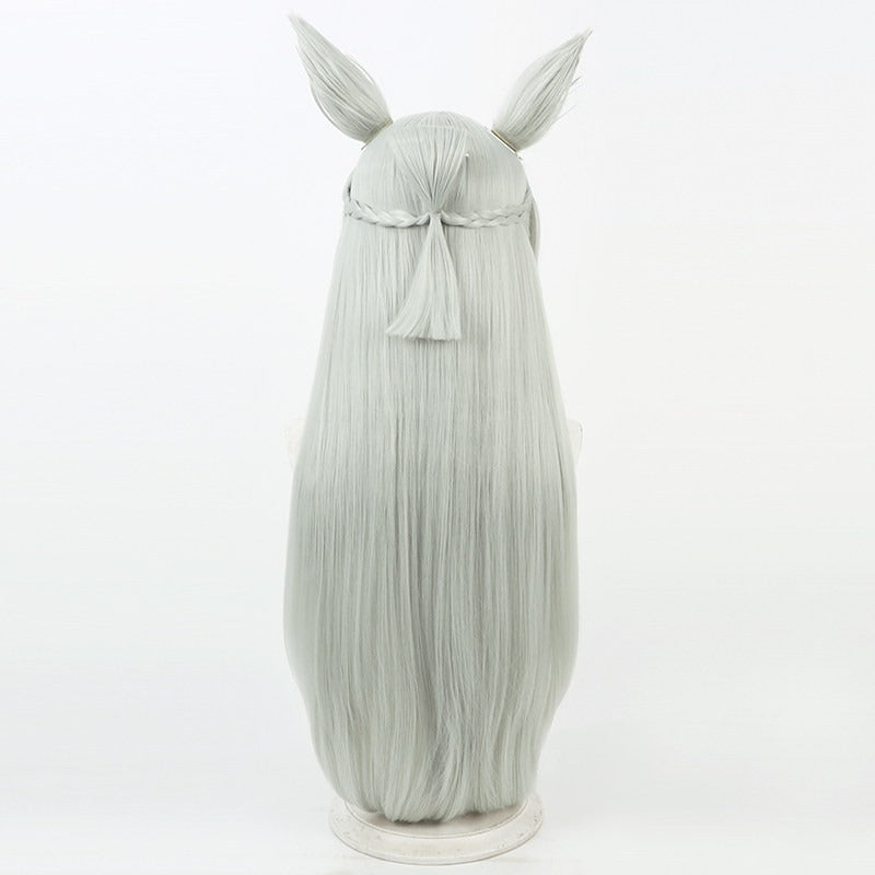 Fujimasa March Cosplay Wigs Mint Green Ears Tail Umamusume:Pretty Derby