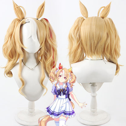 Fusaichi Pandora Cosplay Wigs Split Ponytail Wigs Pretty Derby