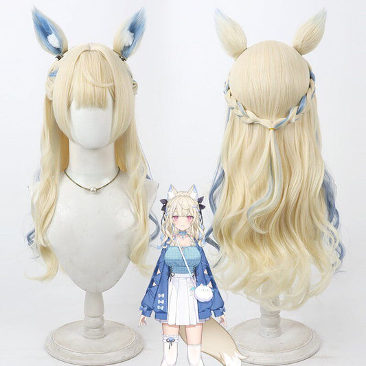 Fuwawa Abyssgard Cosplay Wigs Hololive English FUWAMOCO Gradient Wigs