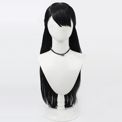 Game Cosplay Wigs Antiquarian Qi Shiyi Black Wigs Identity V
