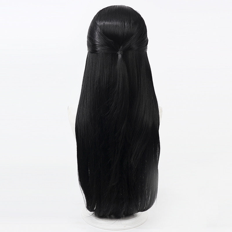 Game Cosplay Wigs Antiquarian Qi Shiyi Black Wigs Identity V