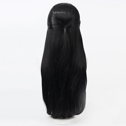 Game Cosplay Wigs Antiquarian Qi Shiyi Black Wigs Identity V