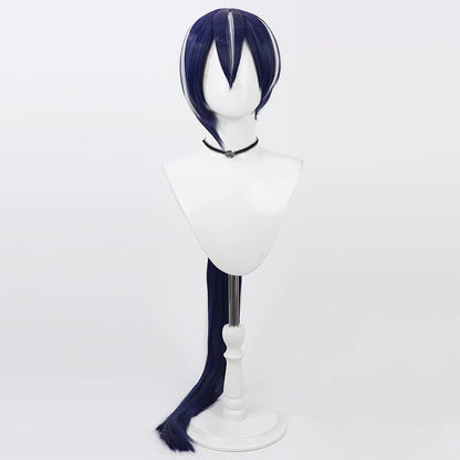 Game Cosplay Wigs Boschi Arenas Split Ponytail Wigs Devil Butler with Black Cat