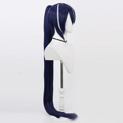 Game Cosplay Wigs Boschi Arenas Split Ponytail Wigs Devil Butler with Black Cat