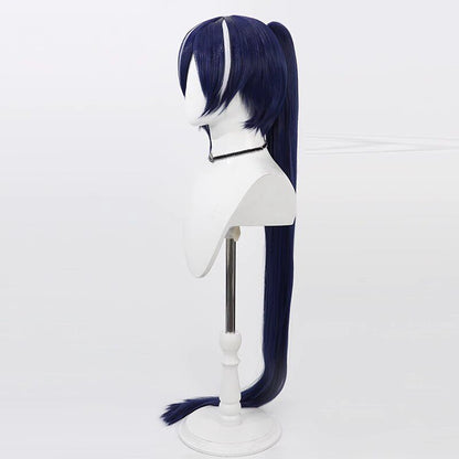 Game Cosplay Wigs Boschi Arenas Split Ponytail Wigs Devil Butler with Black Cat