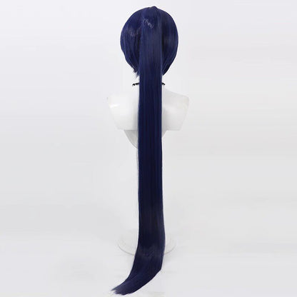 Game Cosplay Wigs Boschi Arenas Split Ponytail Wigs Devil Butler with Black Cat