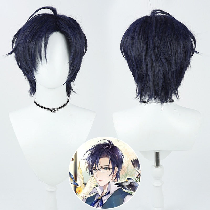 Game Cosplay Wigs Clarence Lovebrush Chronicles Navy Wigs