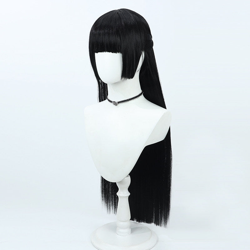Game Cosplay Wigs Hoshimi Miyabi Zenless Zone Zero Black Wigs