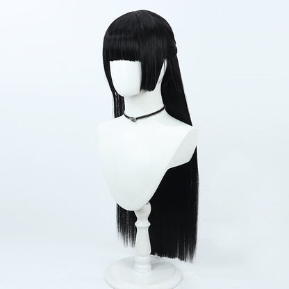 Game Cosplay Wigs Hoshimi Miyabi Zenless Zone Zero Black Wigs