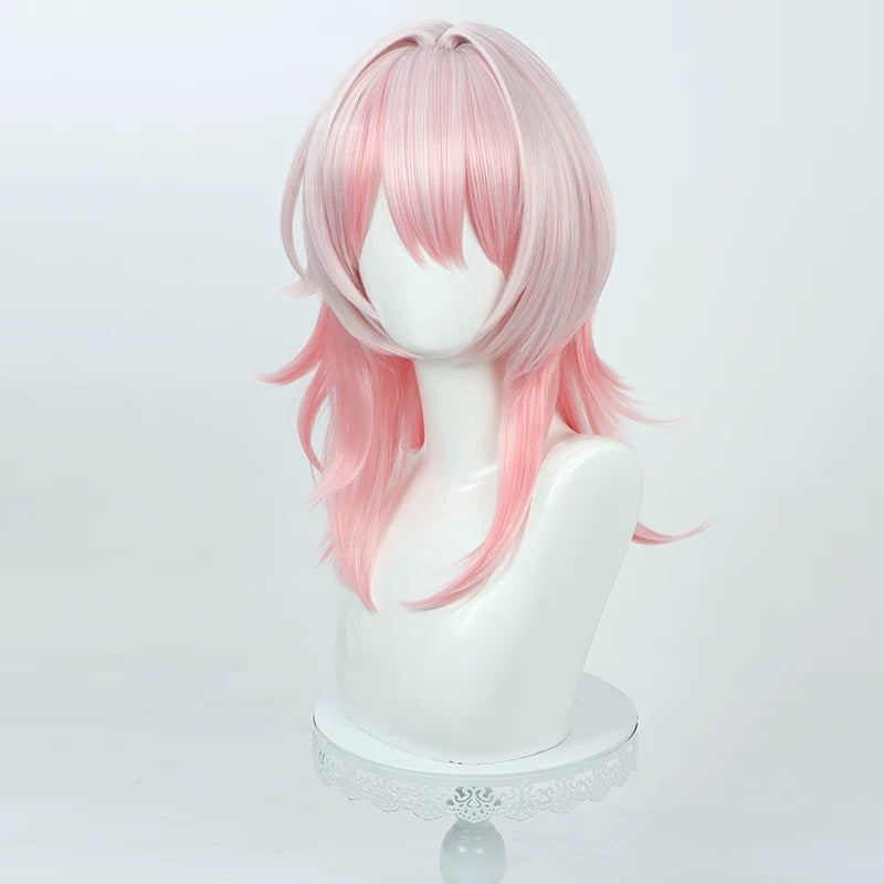 Game Cosplay Wigs March 7th Honkai: Star Rail
