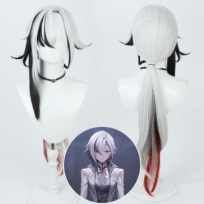 Game Cosplay Wigs Peruere Snezhevna Long Hair Arlecchino Genshin Impact