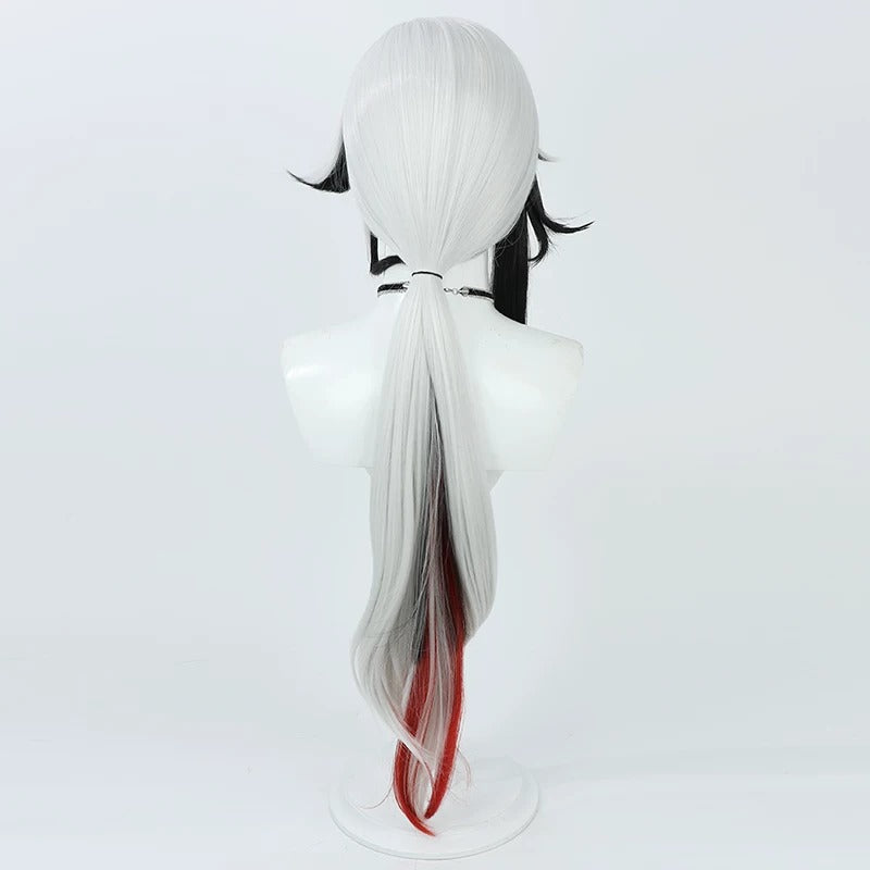 Game Cosplay Wigs Peruere Snezhevna Long Hair Arlecchino Genshin Impact