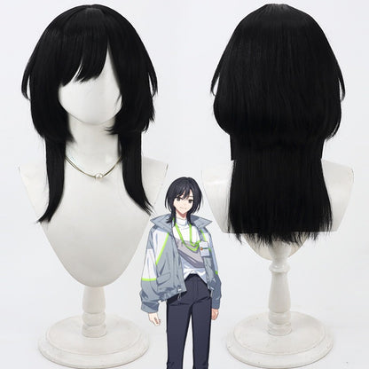Games 18TRIP Cosplay Wigs Momiji Hamasaki Black Wigs