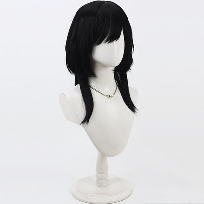 Games 18TRIP Cosplay Wigs Momiji Hamasaki Black Wigs