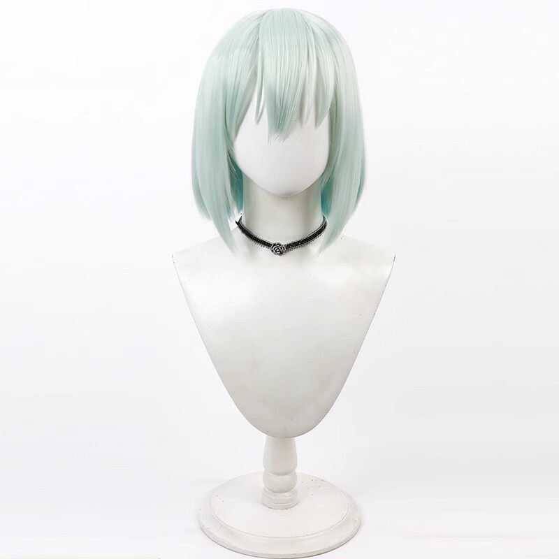 Games Cosplay Wigs 18TRIP Kinari Azekawa Blue Gradient Bob Wigs