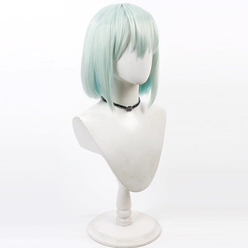 Games Cosplay Wigs 18TRIP Kinari Azekawa Blue Gradient Bob Wigs
