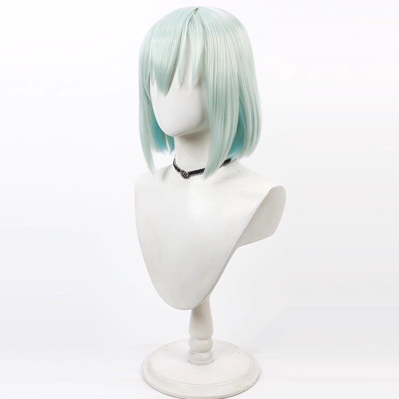 Games Cosplay Wigs 18TRIP Kinari Azekawa Blue Gradient Bob Wigs